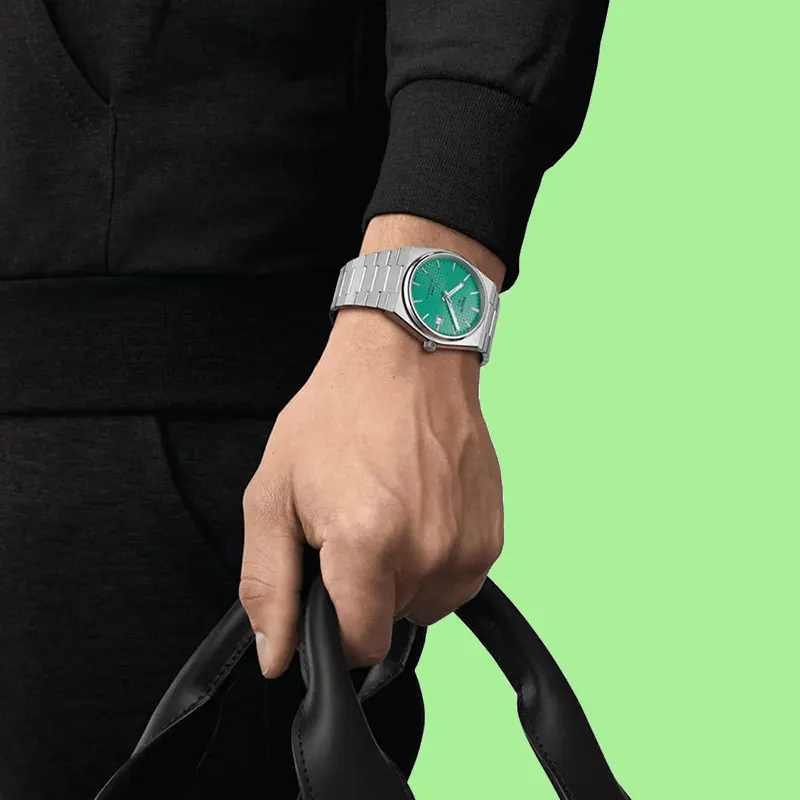 Tissot PRX Powermatic 80 Light Green Men's Watch- T137.407.11.091.01